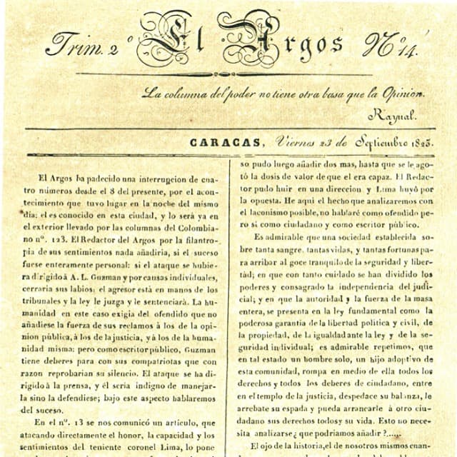 El Argos - 23 Septiembre 1825 N°14