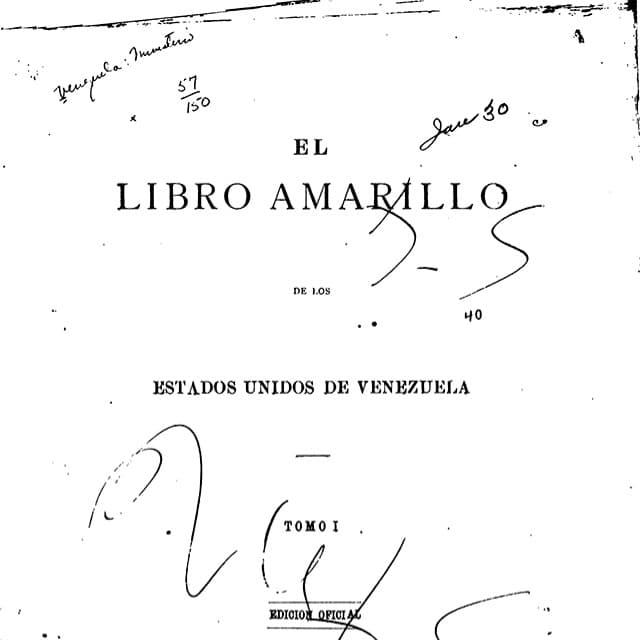 Libro Amarillo - 1883 - Tomo 1