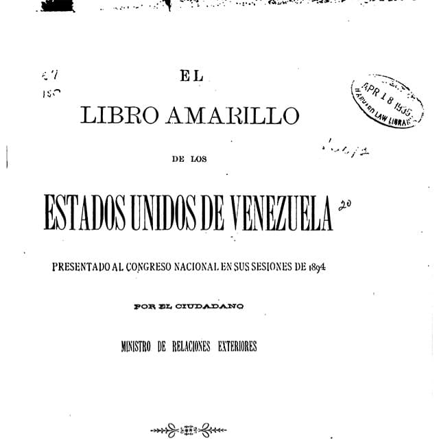 Libro Amarillo - 1894