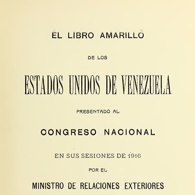 Libro Amarillo - 1916