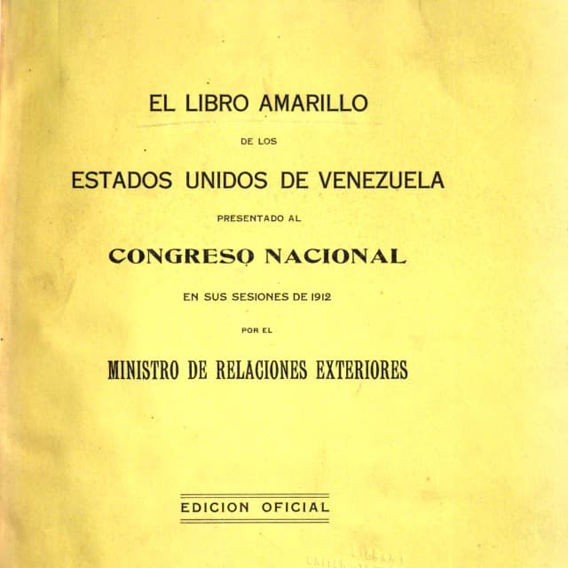 Libro Amarillo - 1912