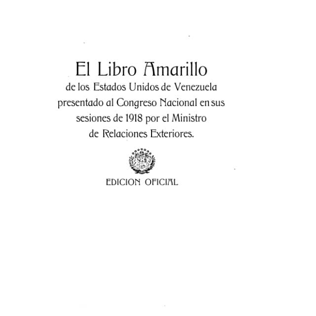 Libro Amarillo - 1918