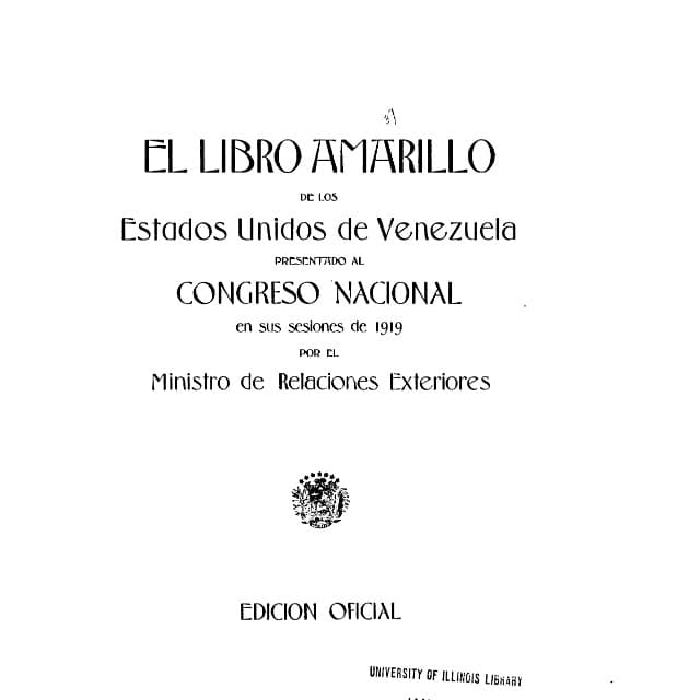 Libro Amarillo - 1919
