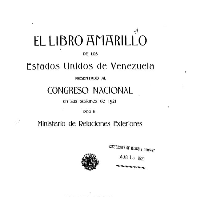 Libro Amarillo - 1921