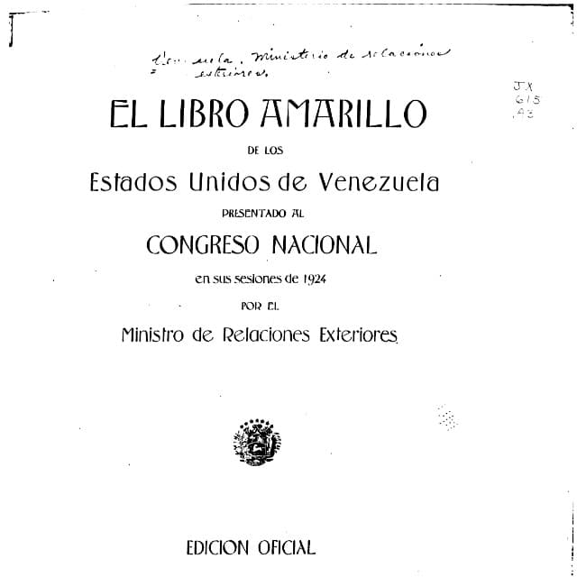 Libro Amarillo - 1924