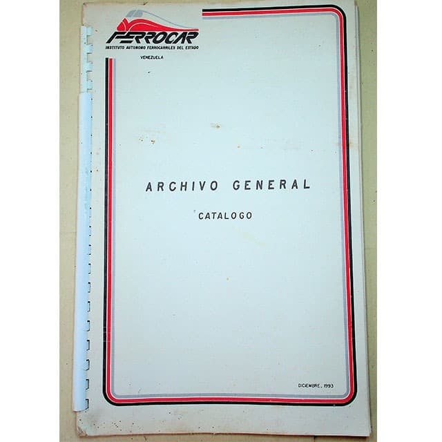 010 AETP FERROCAR ARCHIVO GENERAL CATALOGO