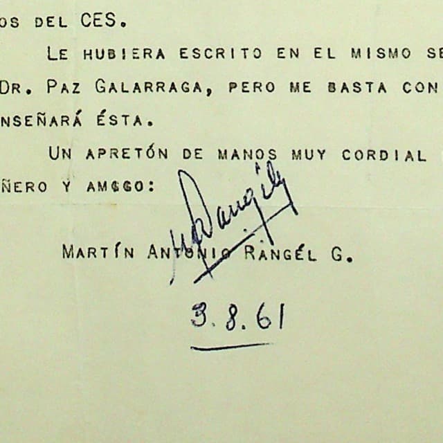Cartas 1961