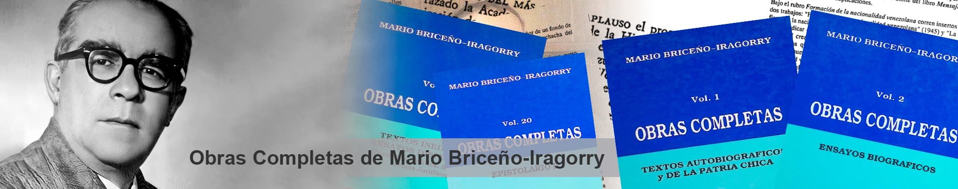 Obras Completas de Mario Briceño-Iragorry Obras Completas de Mario Briceño-Iragorry