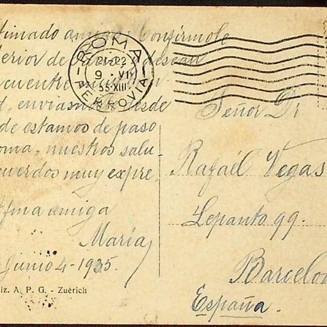 Archivo Rafael Vegas - 1935 Archivo Rafael Vegas - 1935