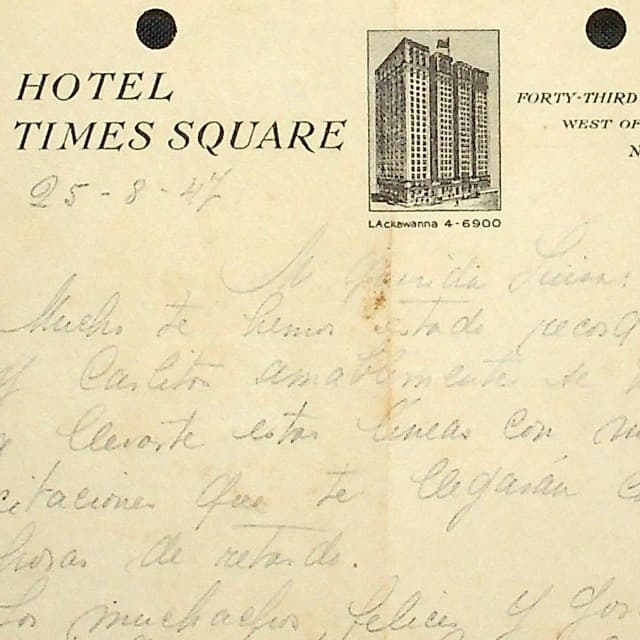 Archivo Rafael Vegas - 1947 Archivo Rafael Vegas - 1947