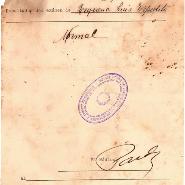 Archivo Rafael Vegas - Notas: Junta de Menores Archivo Rafael Vegas - Notas: Junta de Menores