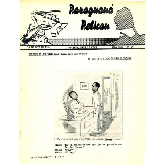 Pelicano de Paraguana - 13 May 1961 Pelicano de Paraguana - 13 May 1961