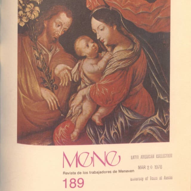 MENE No. 189 Diciembre 1977 MENE No. 189 Diciembre 1977